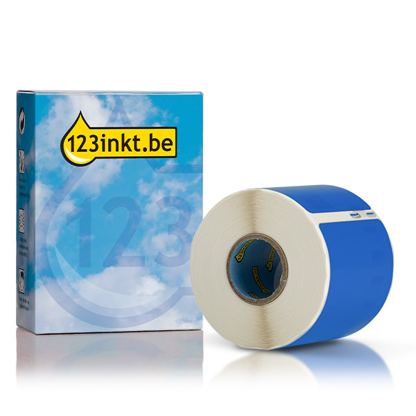 Dymo S0722430 / 99014 verzend- en naambadge etiketten blauw (123inkt huismerk) 089369 - 1