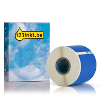 Dymo S0722430 / 99014 verzend- en naambadge etiketten blauw (123inkt huismerk) 089369