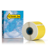 Dymo S0722430 / 99014 verzend- en naambadge etiketten geel (123inkt huismerk) 089372