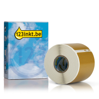 Dymo S0722430 / 99014 verzend- en naambadge etiketten goud (123inkt huismerk) 089374