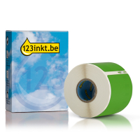 Dymo S0722430 / 99014 verzend- en naambadge etiketten groen (123inkt huismerk) 089370