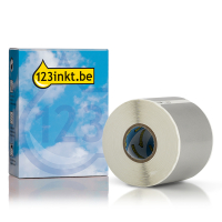 Dymo S0722430 / 99014 verzend- en naambadge etiketten zilver (123inkt huismerk) 089376