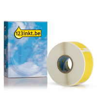 Dymo S0722520 / 11352 grote etiketten voor retouradres geel (123inkt huismerk) 089354