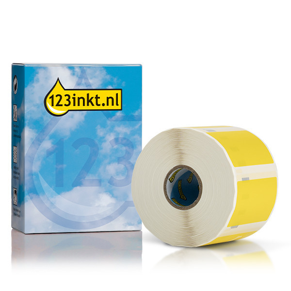 Dymo S0722540 / 11354 verwijderbare multifunctionele apotheeketiketten geel (123inkt huismerk) 653478 - 1