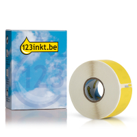 Dymo S0722550 / 11355 verwijderbare multifunctionele etiketten geel (123inkt huismerk) 089356