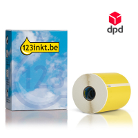 Dymo S0904980 extra grote DPD verzendlabels geel (123inkt huismerk) 653397
