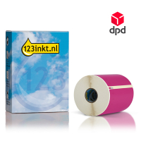 Dymo S0904980 extra grote DPD verzendlabels roze (123inkt huismerk) 653398