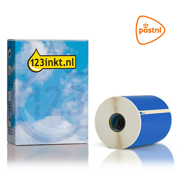 Dymo S0904980 extra grote PostNL verzendetiketten blauw (123inkt huismerk) 089377 - 1
