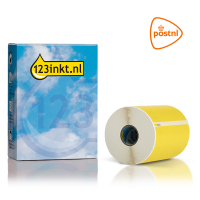 Dymo S0904980 extra grote PostNL verzendetiketten geel (123inkt huismerk) 089380