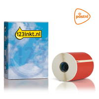 Dymo S0904980 extra grote PostNL verzendetiketten rood (123inkt huismerk) 089379