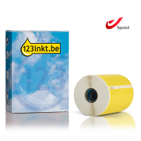 Dymo S0904980 extra grote bpost verzendlabels geel (123inkt huismerk) 653337