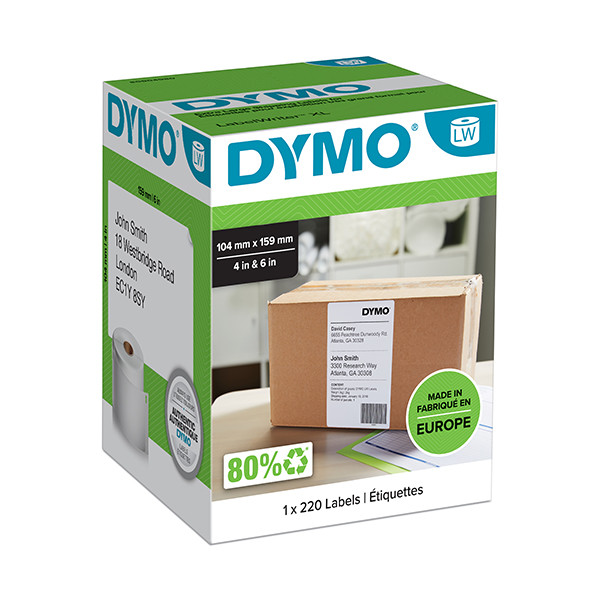 Dymo S0904980 extra grote verzendetiketten (origineel) S0904980 088532 - 1