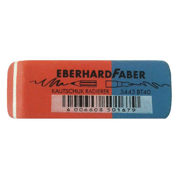 Eberhard Faber gom rood/blauw EF-585443 035191 - 1