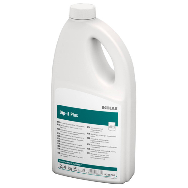 Ecolab Dip-It Plus professioneel voorweekmiddel voor keukengerei (2400 gram)  SEC00013 - 1