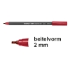 Edding 1255 kalligrafiepen karmijn (2 mm)