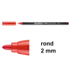 Edding 1300 viltstift rood (2 mm rond)