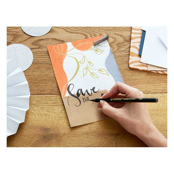 Edding 1340 brushpen oranje 4-1340006 239178 - 2