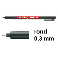 Edding 140S permanent marker blauw (0,3 mm rond) 4-140003 200674