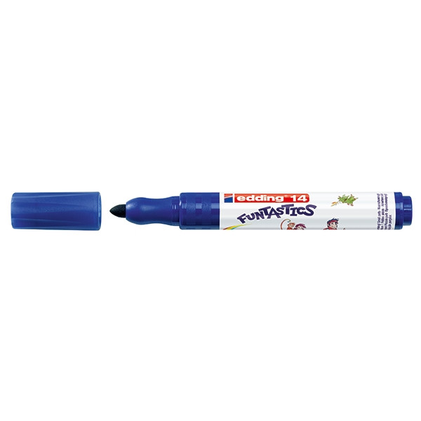 Edding 14 Funtastics viltstift blauw (3 mm rond) 4-14003 239252 - 1