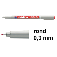 Edding 150S non-permanent marker rood (0,3 mm rond) 4-150002 200704