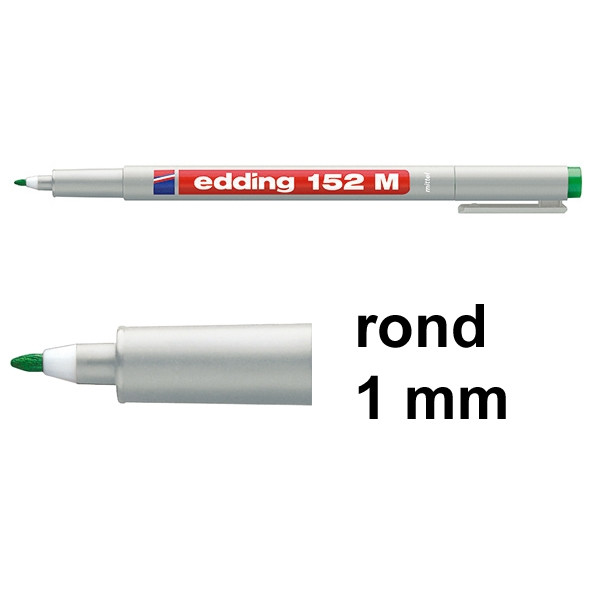 Edding 152M non-permanent marker groen (1 mm rond) 4-152004 200872 - 1