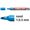 Edding 250 whiteboard marker lichtblauw (1,5 - 3 mm rond)