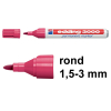 Edding 3000 permanent marker karmijnrood (1,5 - 3 mm rond)