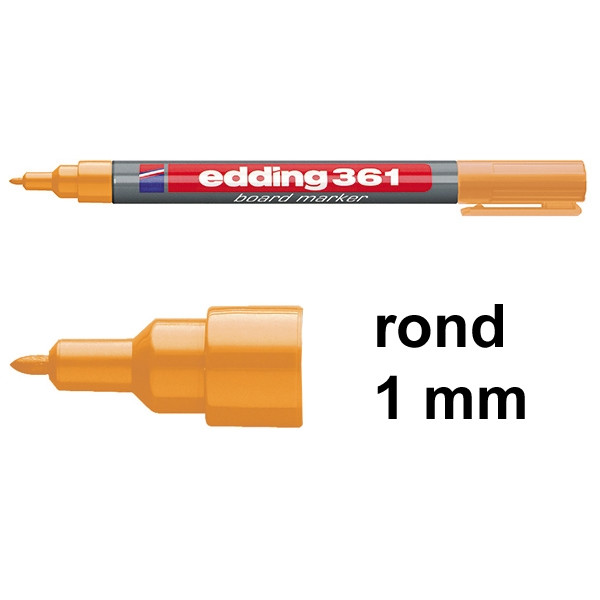Edding 361 whiteboard marker oranje (1 mm rond) 4-361006 200846 - 1