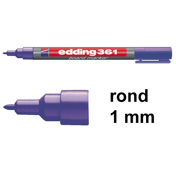 Edding 361 whiteboard marker violet (1 mm rond) 4-361008 200848 - 1
