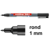 Edding 361 whiteboard marker zwart (1 mm rond)