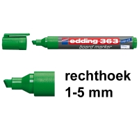 Edding 363 whiteboard marker groen (1 - 5 mm schuin) 4-363004 200652