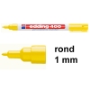 Edding 400 permanent marker geel (1 mm rond)