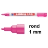 Edding 400 permanent marker roze (1 mm rond)