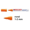 Edding 4040 matlakmarker oranje (1 - 2 mm rond)