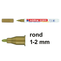 Edding 4085 krijtstift goud (1 - 2 mm rond) 4-4085053 240098