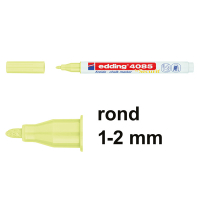 Edding 4085 krijtstift pastelgeel (1 - 2 mm rond) 4-4085135 240110