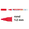 Edding 4085 krijtstift rood (1 - 2 mm rond)