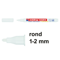Edding 4085 krijtstift wit (1 - 2 mm rond) 4-4085049 240097