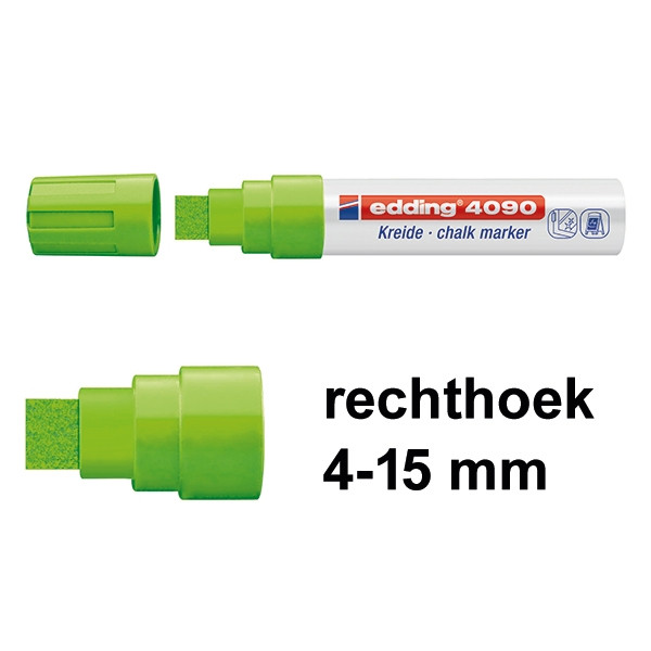 Edding 4090 krijtstift lichtgroen 4-4090011 200892 - 1