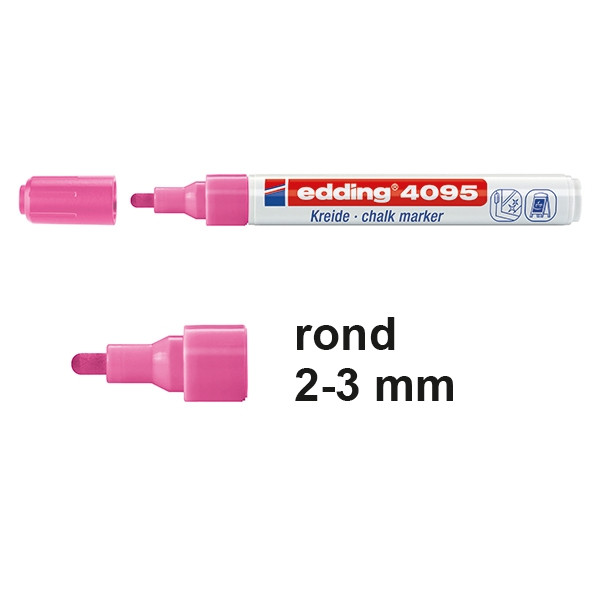 Edding 4095 krijtstift neonroze 4-4095069 200905 - 1