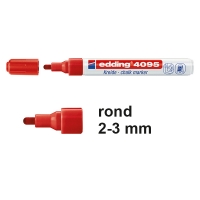 Edding 4095 krijtstift rood 4-4095002 200898