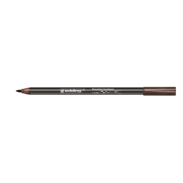 Edding 4200 porselein-penseelstift bruin 4-4200007 239291 - 1