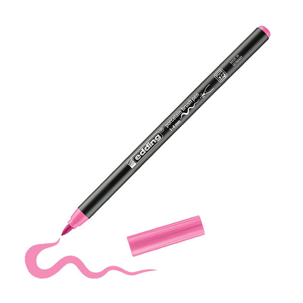 Edding 4200 porselein-penseelstift roze (1 - 4 mm penseelpunt) 239293 - 1