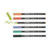 Edding 4200 porseleinmarkers assorti 6 stuks (1 - 4 mm penseelpunt) 201059 - 1