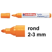 Edding 4500 textielmarker fluo-oranje (2 - 3 mm rond) 4-4500066 200885