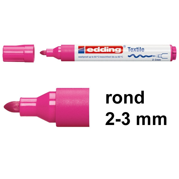 Edding 4500 textielmarker fluoroze (2 - 3 mm rond) 1047069 200748 - 1