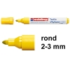 Edding 4500 textielmarker geel (2 - 3 mm rond)