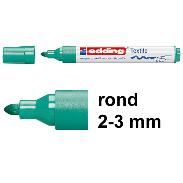 Edding 4500 textielmarker vaalgroen (2 - 3 mm rond) 4-4500034 200884 - 1