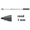 Edding 4600 textielmarker grijs (1 mm rond)