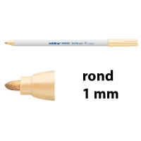 Edding 4600 textielmarker lichtoranje (1 mm rond) 4-4600016 200908